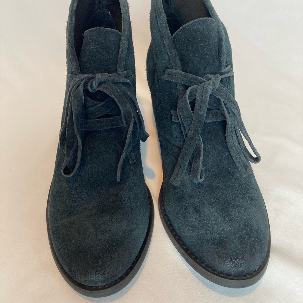 Carlos by Carlos Santana Black Suede Ankle Boots